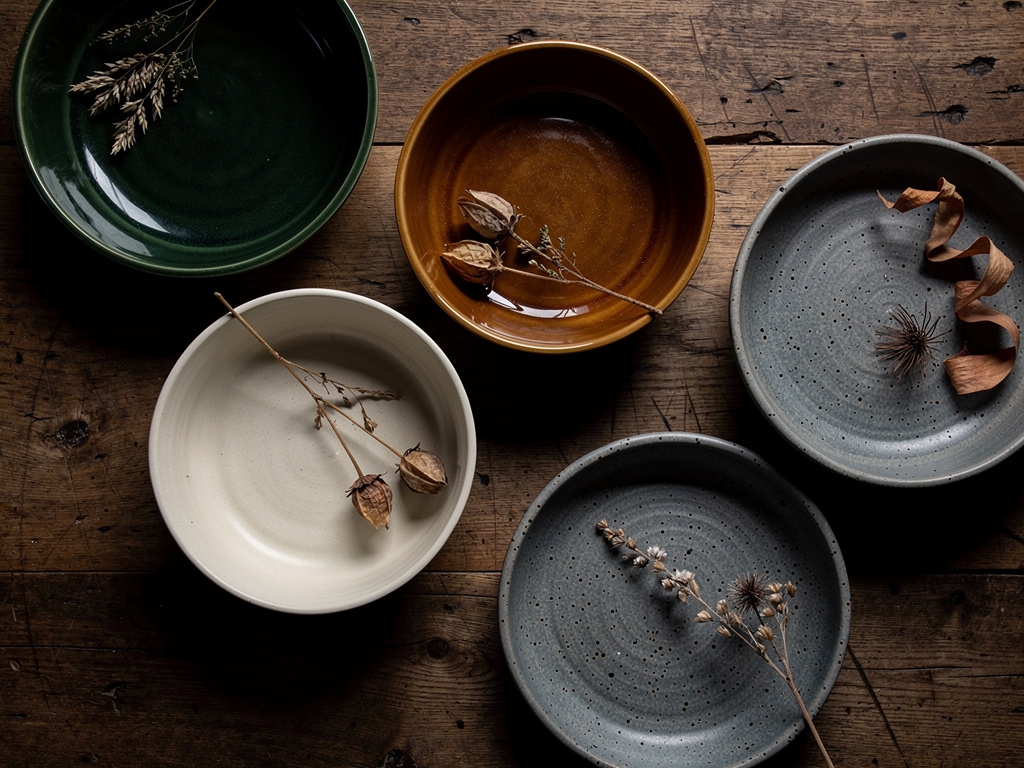 Gotowe miski ceramiczne wykonane przez uczestników kursu